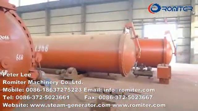 Steam Autoclave of AAC brick air added foam brick-Romiter Machinery смотреть онлайн