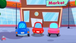 Car Colors, Shapes Song + More Kindergarten Learning Videos By Little Red Car