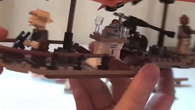 LEGO Star Wars Jabba's Sail Barge set 75020 смотреть онлайн