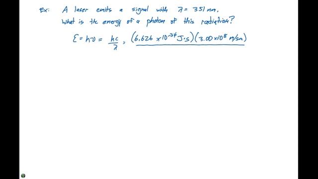 6.1 Energy Frequency Wavelength Example Problem смотреть онлайн