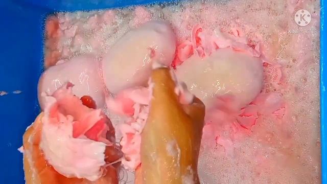 ~ASMR~ MUSHY SOAP SOAKED SOAP PINK LUX SOAP ACMP Размокшее Мыло #mushysoap #soakedsoap #247