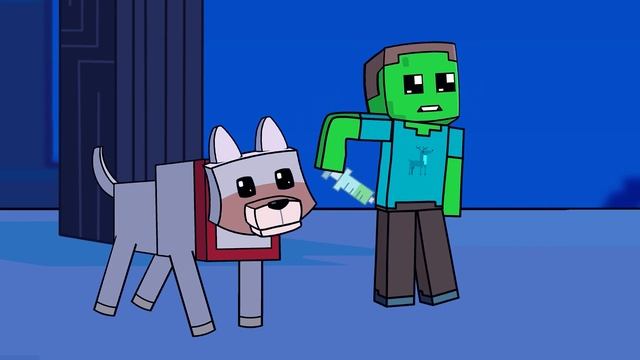 ZOMBIE EVOLUTION ! Giant Zombie Sad Life Story - Minecraft Animation смотреть онлайн