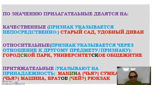 RFL A2 T5 P1 Лекция Прилагательные смотреть онлайн