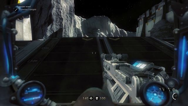 Wolfenstein: NewOrder Гуляем по луне)))