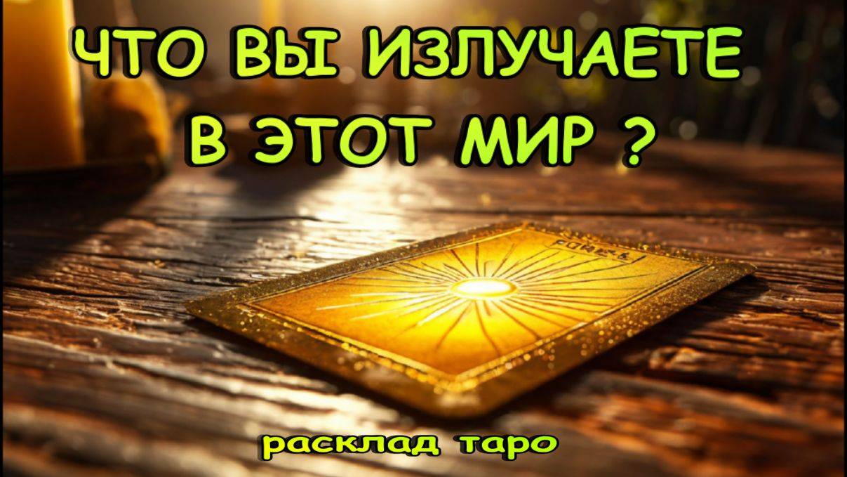 #tarot ЧТО ВЫ ИЗЛУЧАЕТЕ В ЭТОТ МИР / 2 ВАРИАНТА смотреть онлайн