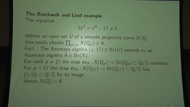J.-L. Colliot-Thélène. Rational points on algebraic varieties смотреть онлайн