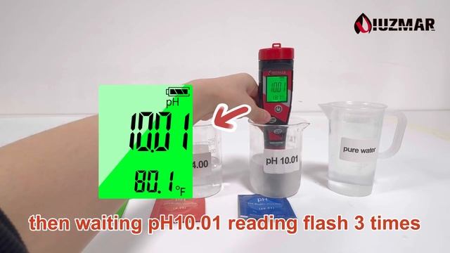 UIUZMAR pH TDS EC Meter for Hydroponics Calibration Guide смотреть онлайн