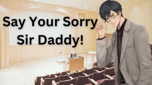 [🔥Hot✨] Dominant British Professor Bends You Over The Podium And Spanks You! {Audio Roleplay}