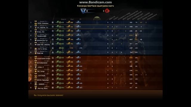 Warface апнул 70 ранг Сервер чарли смотреть онлайн