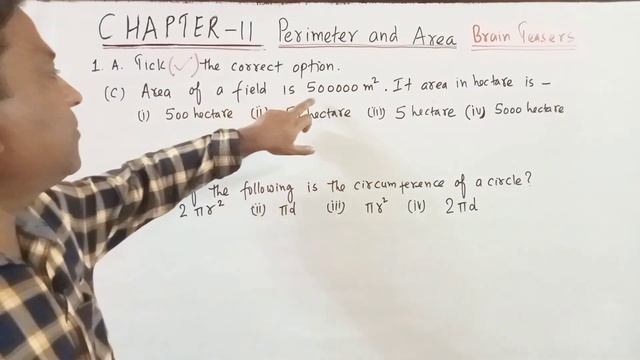 D.A.V. Maths | Class 7 | Perimeter and Area | Brain Teasers ( Q.1.A) | Chapter 11 смотреть онлайн