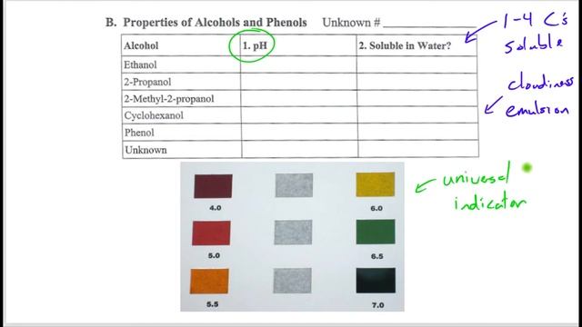 CHM 132 / Lab 23 / Part B: Solubility and pH of Alcohols смотреть онлайн