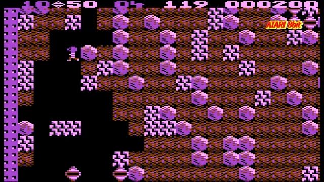 Boulder Dash v5 (Atari XL/XE) смотреть онлайн
