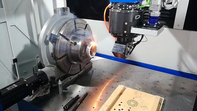 Лазерная закалка (термоупрочение) детали "Седло" - ОБРАБОТКА смотреть онлайн