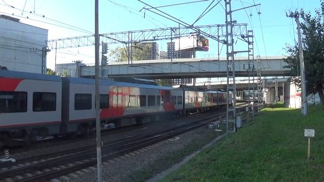 Электропоезд ЭС2Г-077 Ласточка на МЦК смотреть онлайн