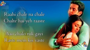 Jaane Dil Mein - Full Lyrics Song | Mujhse Dosti Karoge | Hrithik | Rani | Lata | Sonu