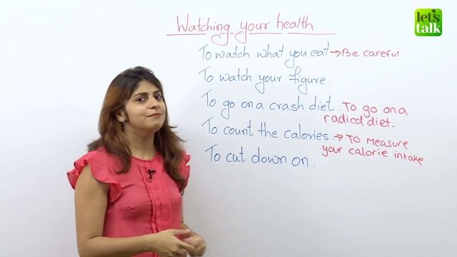 Spoken English Lesson - Phrases & Vocabulary to talk about your health, weight loss & diet. смотреть онлайн