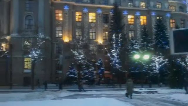 Харьков.Привокзальная площадь.20.12.2016.7.20 смотреть онлайн
