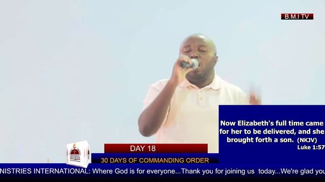 30 DAYS OF COMMANDING ORDER__With Pastor Akson Nongo_Day 18 смотреть онлайн