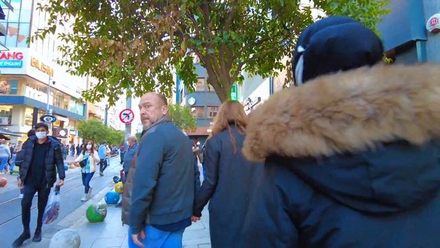 Istanbul Kadikoy District Walking Tour 21 November 2021|4k UHD 60fps смотреть онлайн