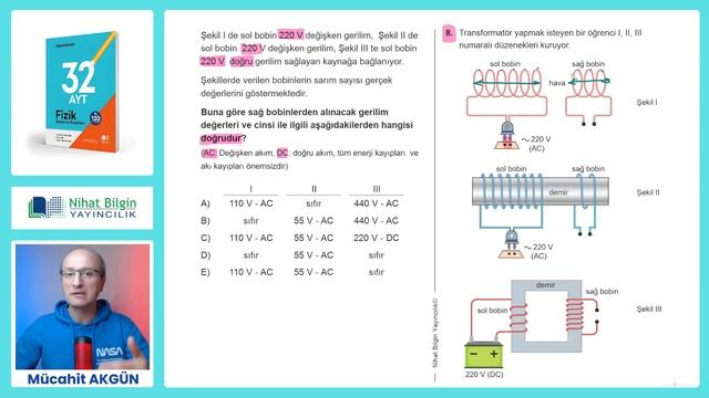 AYT Fizik Branş Denemesi-1 [2024] I Nihat Bilgin Yayınları SON BASKI смотреть онлайн