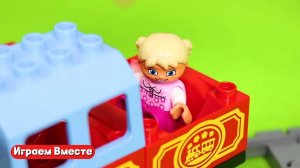 Играем в Лего ! Стройка, полиция и Лего больница ! Развивашки для детей !