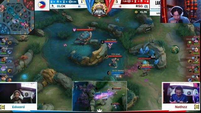 NATHZZ TERIZLA WTFF??!!! 4 MAN PENALTY ZONE! RSG PH vs BLCK Game 3 Analysis & Reaction смотреть онлайн