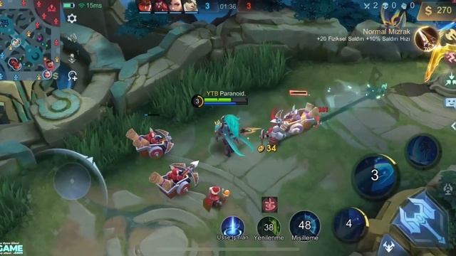 ALPHA İÇİN VAHŞİ ATMAK ÇOK KOLAY😎 - Mobile Legends смотреть онлайн