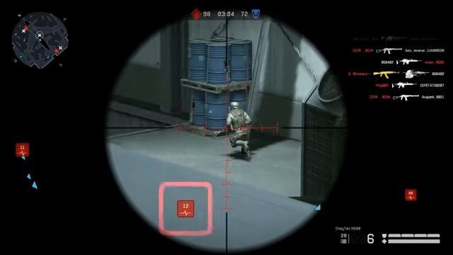 Warface: Тактики в игре за снайпера № 1 ШОК!!!