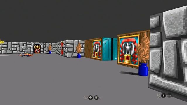 Wolfenstein: The New Order - Easter Egg Secret Level (Wolfenstein 3D - Level 1) смотреть онлайн