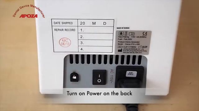 Set UP OZONE Disinfector container_ APOZA J500 Plus 臭氧消毒設備 смотреть онлайн