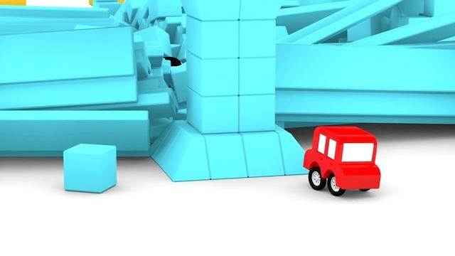 080  Четыре машинки   Трактор и подъёмный кран