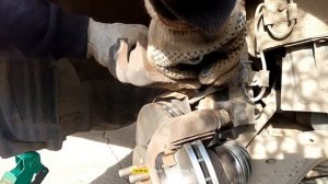 Обслуживание переднего тормозного поршня киа рио