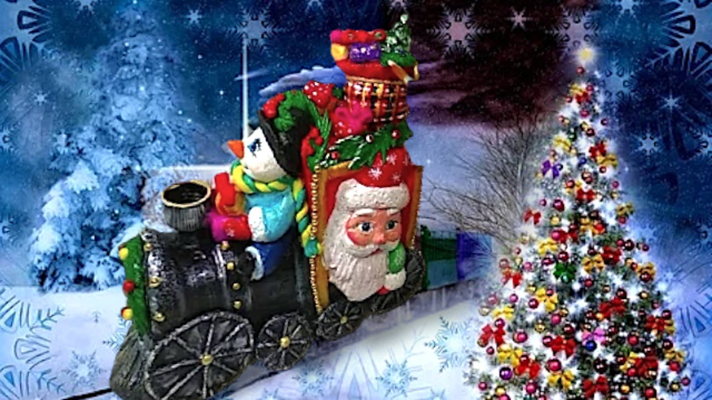 Новогодний паровоз. DIY. смотреть онлайн