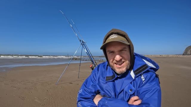 First Bass Session Of 2024 On The North Welsh Coast