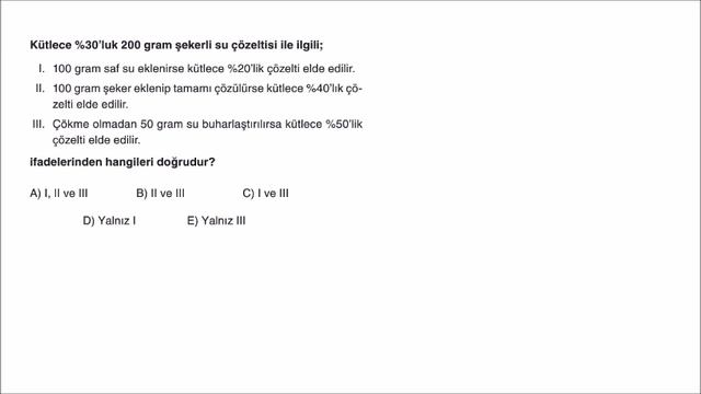 Miray Yayınları 10. Sınıf Kimya Soru Bankası 5. Bölüm Deneme-9 смотреть онлайн