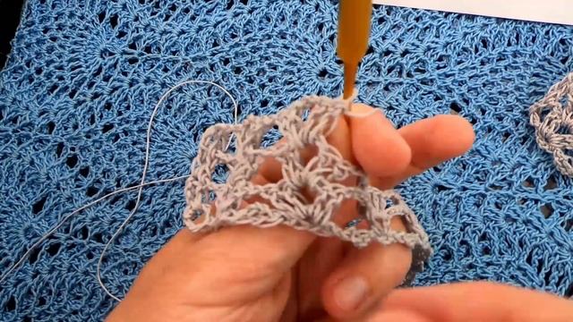 УЗОР для ПАЛАНТИНА по СХЕМЕ , вязание КРЮЧКОМ , вязание КРЮЧКОМ , crochet stole (шаль №447) смотреть онлайн