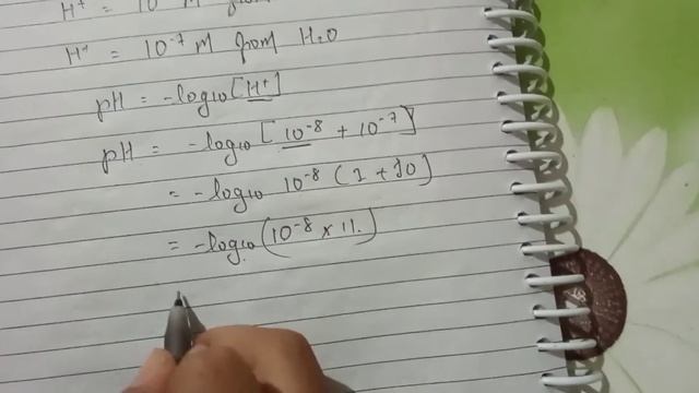 pH of 10.( to the power -8) is always less than 7 explain.lmportant questions for all exam. смотреть онлайн