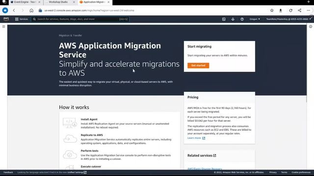 AWS Application Migration Part 2 (Replication Template) смотреть онлайн