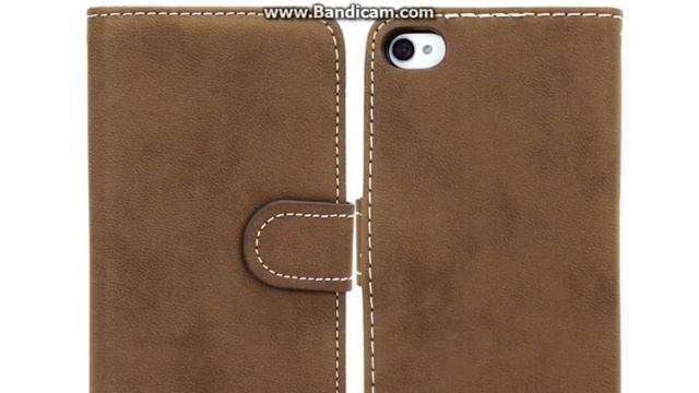 Pouch Leather Flip Hard Magnetic Style Cover Case For iPhone 4G 4S смотреть онлайн