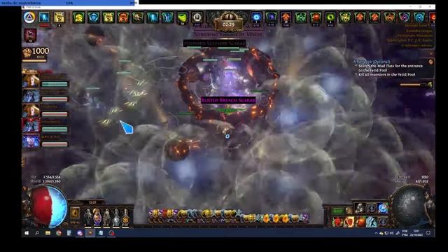 Kinetic Blast - 5way ShowCase PoE (Lake of Kalandra 3.19) 9500+ Kills Without moving!!! смотреть онлайн