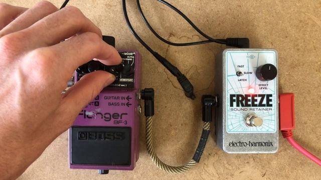 BOSS BF-3 Flanger STEREO смотреть онлайн