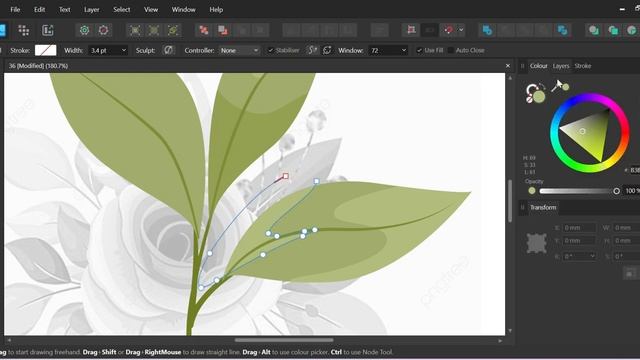 Creating Stunning Rose Flower Vector Art with Affinity Designer | PART 2 смотреть онлайн