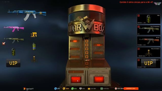 Saga das Warbox - AK 47 Skins !! смотреть онлайн