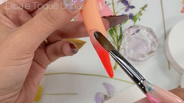 Unha de acrílico stiletto com misturinha neon/Unha de acrílico para iniciantes смотреть онлайн