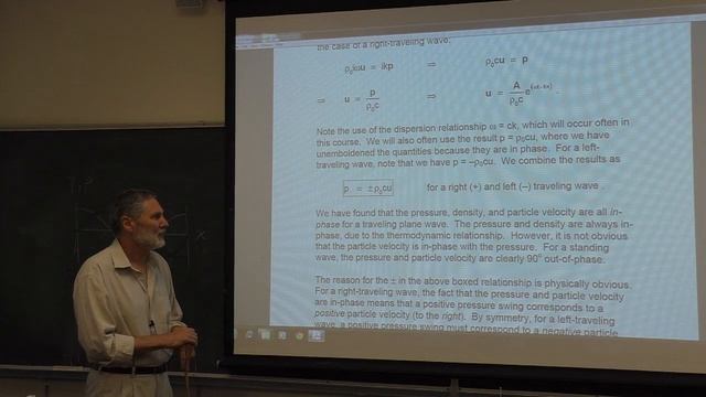 NPS Physics - Ph 3451: Acoustics - Lecture 4 - Plane Waves / Energy Density смотреть онлайн