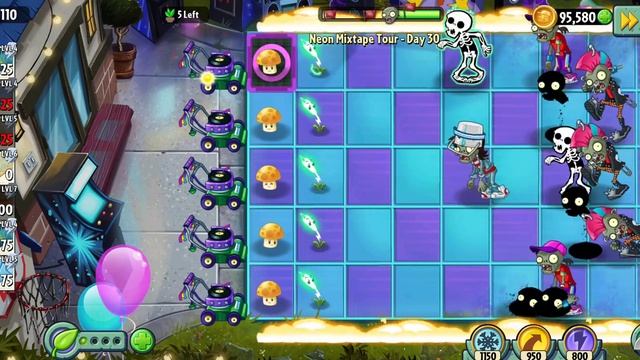 PvZ 2 Neon Mixtape Tour - Day 30 (Easy Win) смотреть онлайн