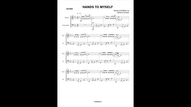 Selena Gomez - Hands to myself for violin and cello смотреть онлайн