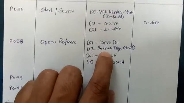 Allen Bradley Powerflex VFD Configuration With 2 & 3 Wire Connections Details.