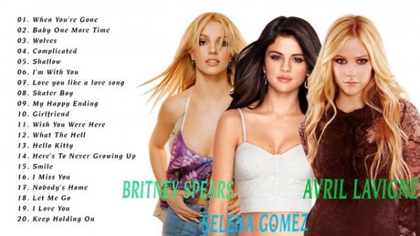Britney Spears & Avril Lavigne &  Selena Gomez Greatest Hits Playlist 2021