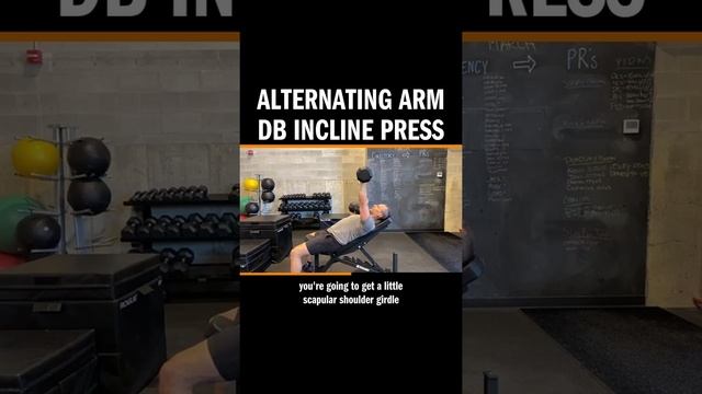 Alternating Arm DB Incline Press смотреть онлайн